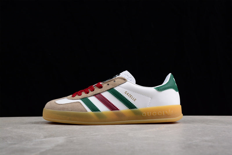 Adidas x Gucci Gazelle White Green Red