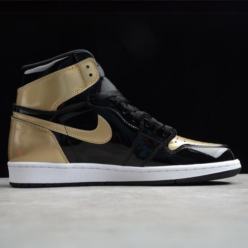 Jordan 1 Retro High NRG Patent Gold Toe 861428-007