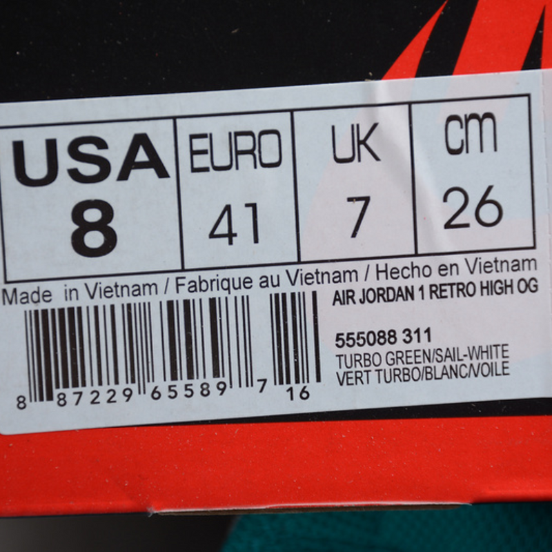 Jordan 1 Retro High Turbo Green 555088-311