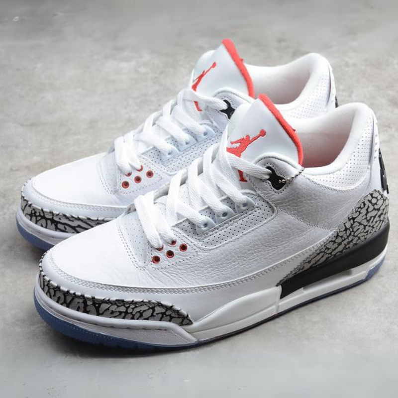 Jordan 3 Retro Free Throw Line White Cement 923096-101