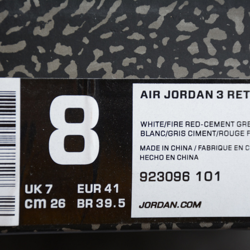 Jordan 3 Retro Free Throw Line White Cement 923096-101