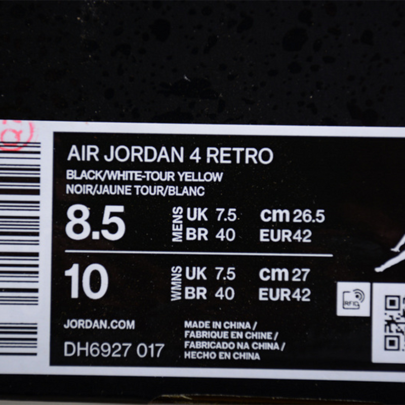 Jordan 4 Retro Thunder (2023) DH6927-017