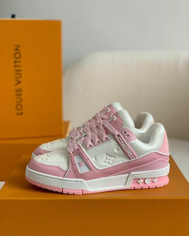 Louis Vuitton Trainer Pink Rose