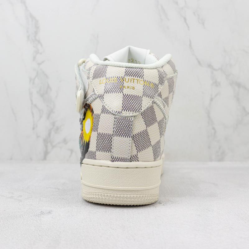 Louis Vuitton Nike Air Force 1 Mid By Virgil Abloh Graffiti