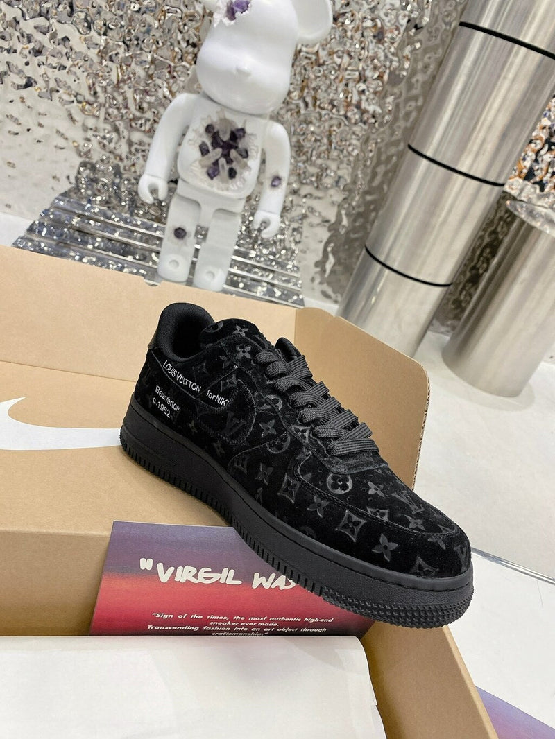 Louis Vuitton Nike Air Force 1 Low By Virgil Abloh Black A1083360