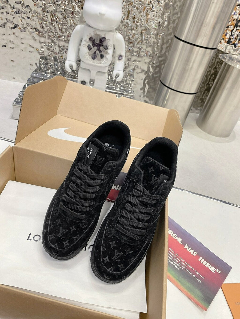 Louis Vuitton Nike Air Force 1 Low By Virgil Abloh Black A1083360