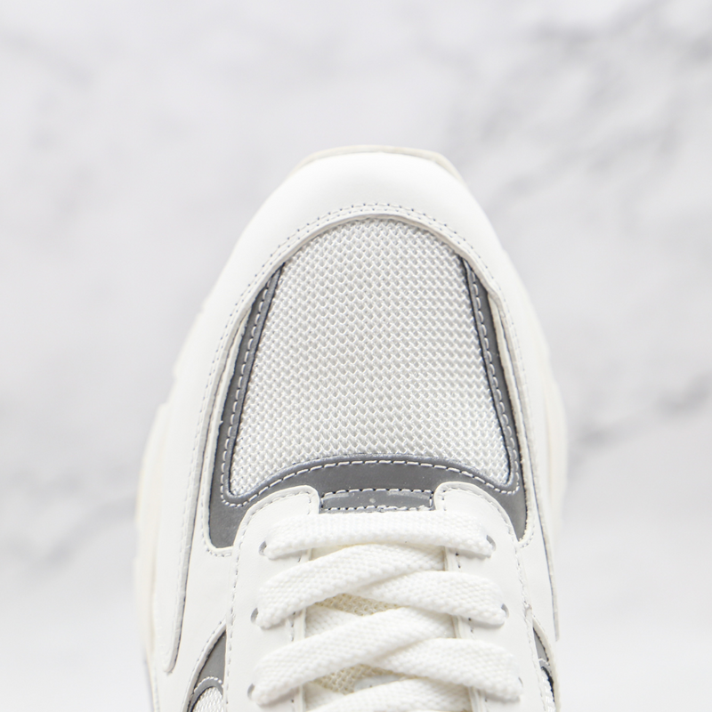 LOUIS VUITTON Run Away Sneakers Suede with Mesh White