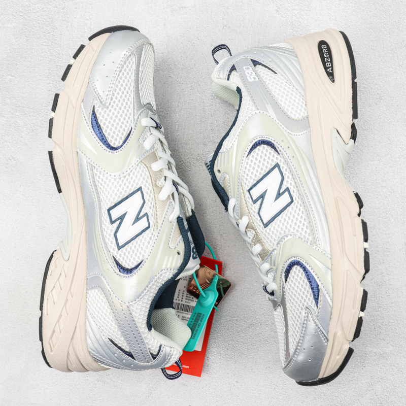 NEW BALANCE 530 WHITE SILVER NAVY WR530KA