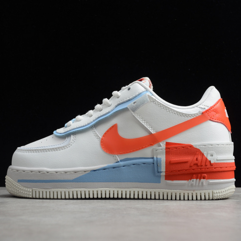 Nike Air Force 1 Low Shadow Summit White Team Orange CQ9503-100