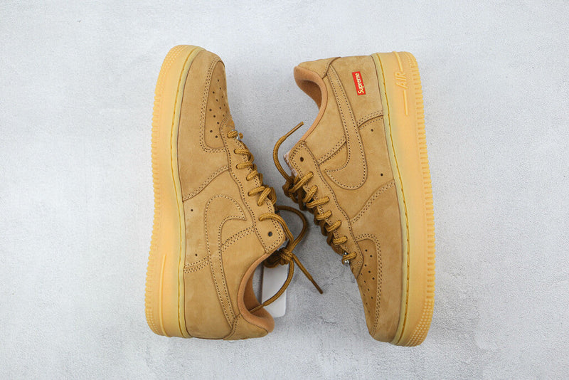 Supreme x Air Force 1 Low SP 'Wheat'