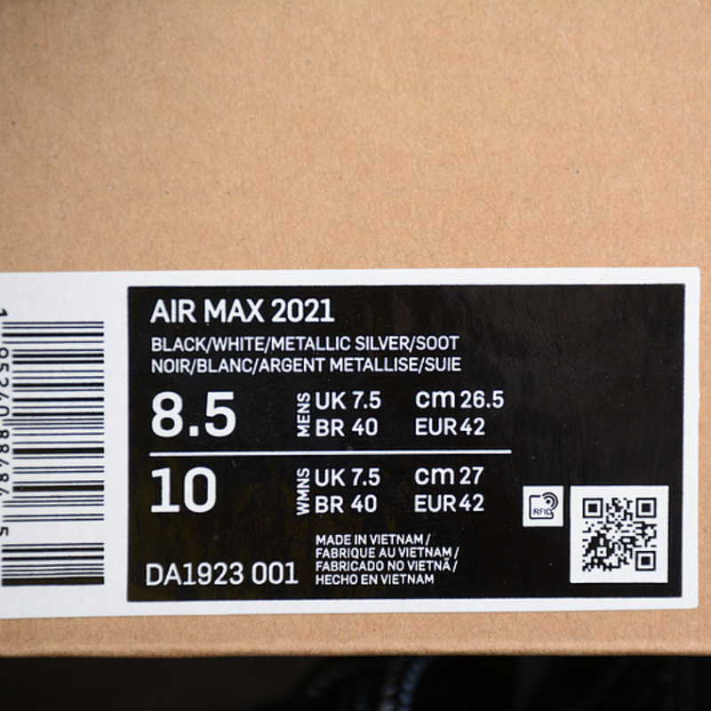 Nike Air Max 2021 Black Iron Grey White DA1925-001