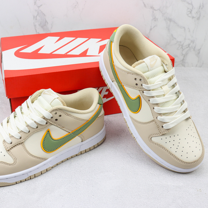 Nike Dunk Low Pale Ivory Oil Green FQ6869-131