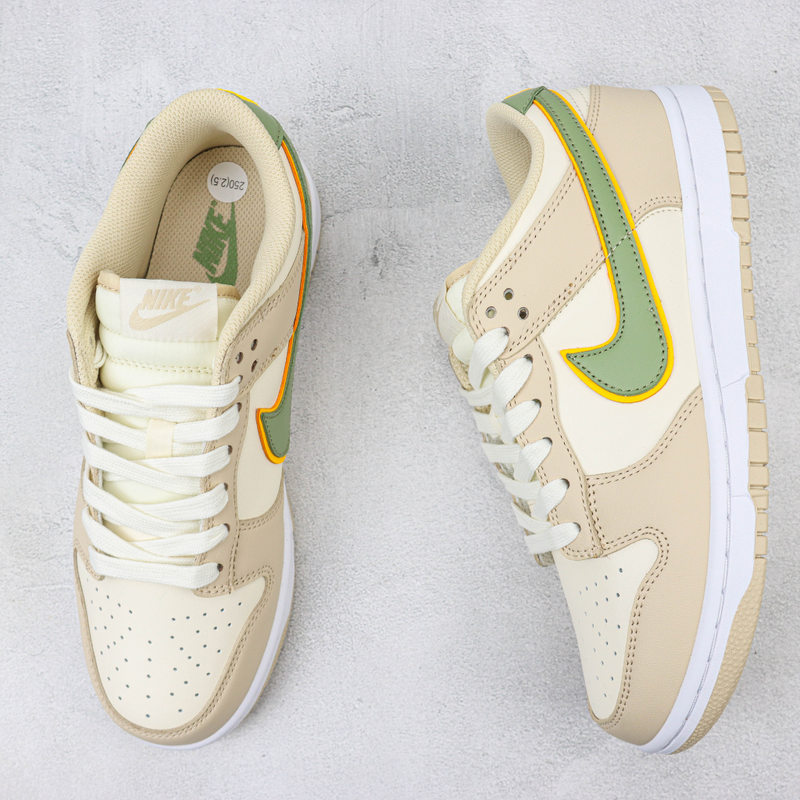 Nike Dunk Low Pale Ivory Oil Green FQ6869-131