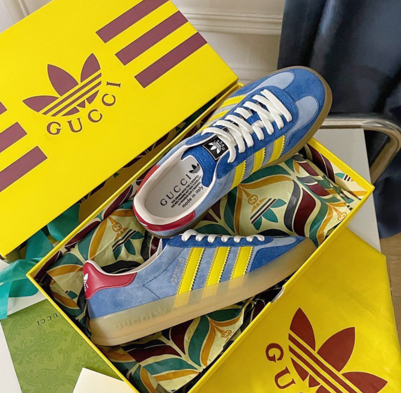 Adidas x Gucci Gazelle Blue