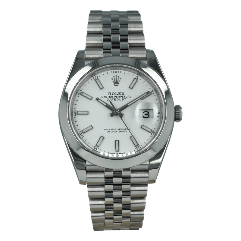 Rolex Datejust 126300 41mm White Dial