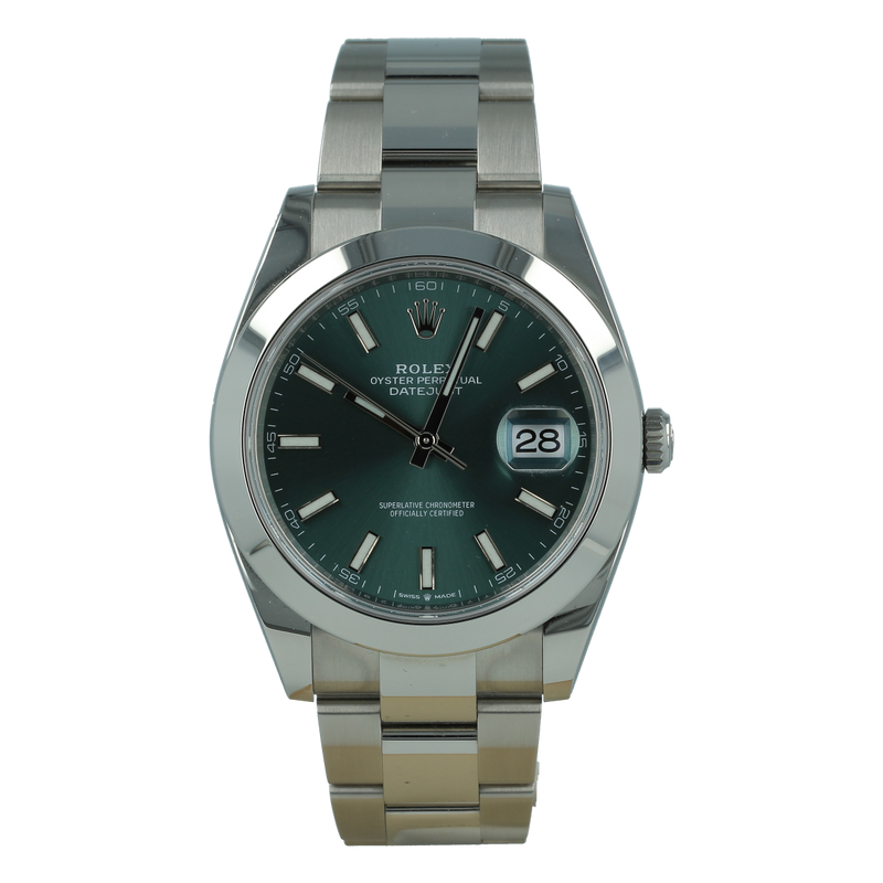 Rolex Datejust 126300 41mm Green Dial