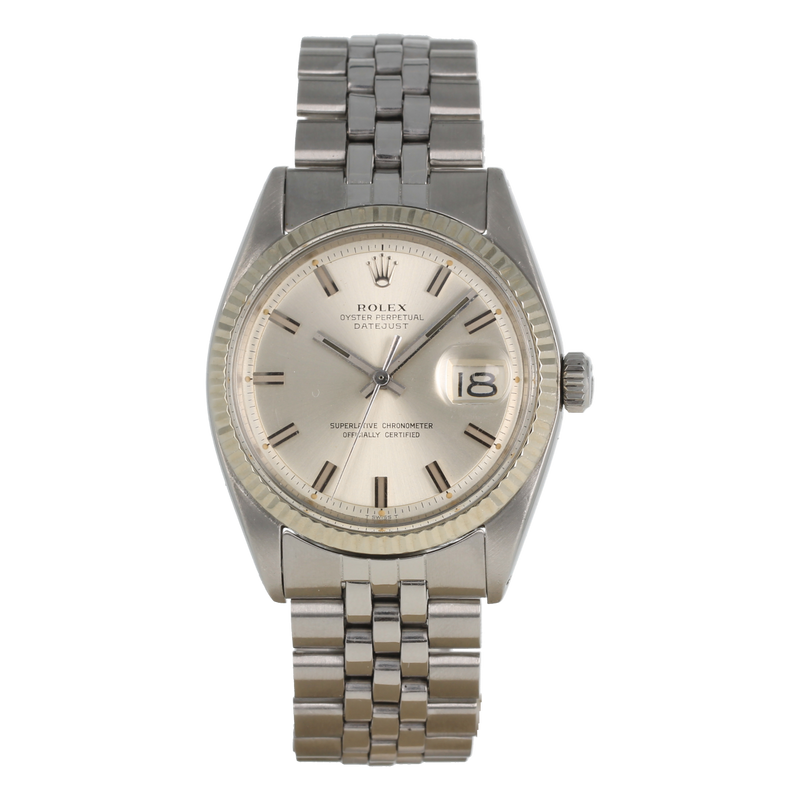 Rolex Datejust 1601 36mm "Grey Pie Pan Dial" Jubilee (1971)