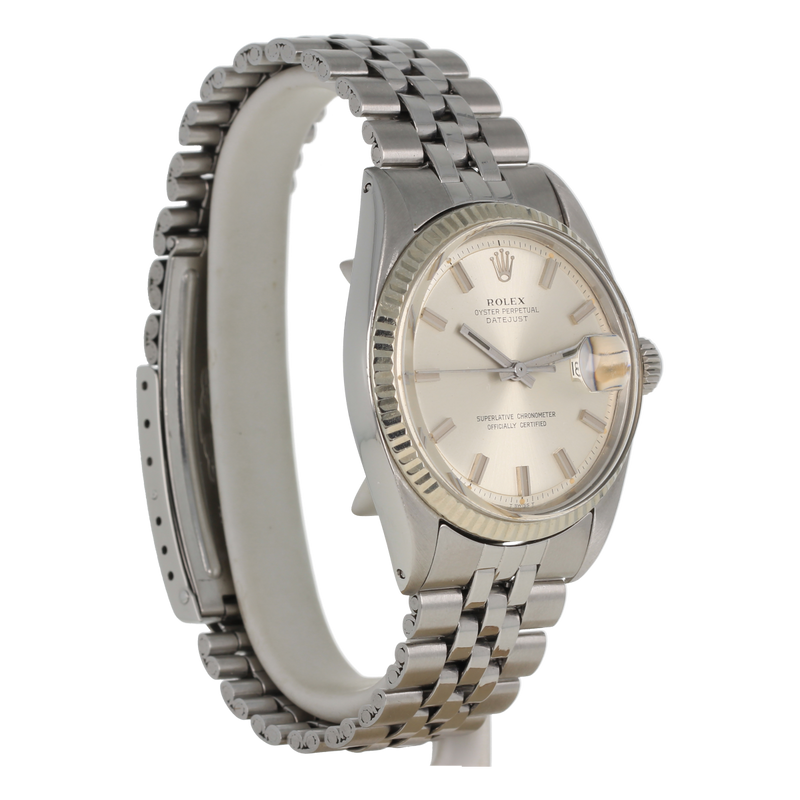 Rolex Datejust 1601 36mm "Grey Pie Pan Dial" Jubilee (1971)