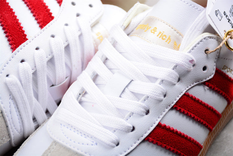 Adidas Samba x Sporty & Rich White Collegiate Burgundy IF5660