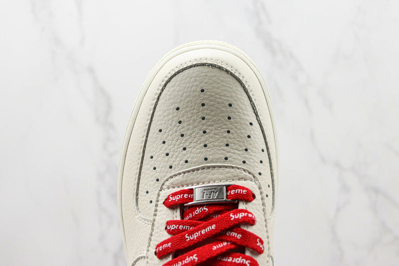 Nike Air Force 1 SUPREME BRANCO / VERMELHO