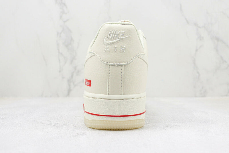 Nike Air Force 1 SUPREME BRANCO / VERMELHO