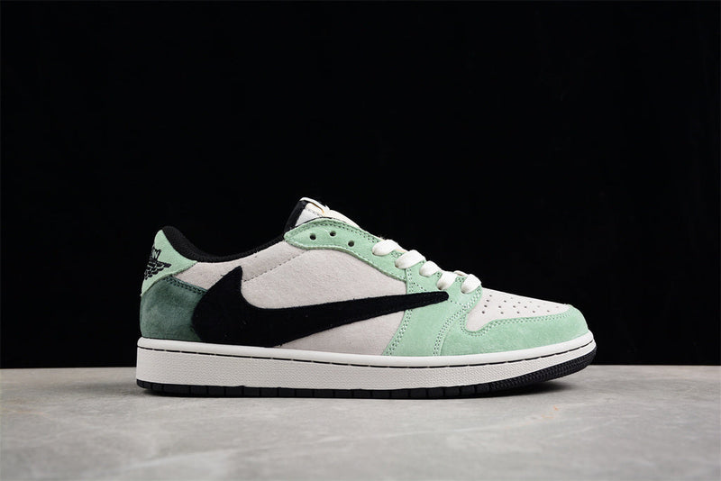 Travis Scott x Air Jordan 1 Low OG Verde Branco Preto DM7866-813