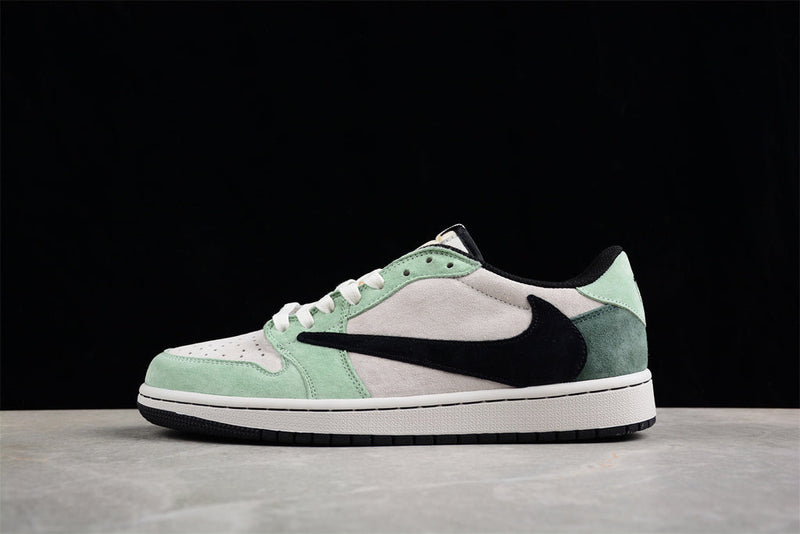 Travis Scott x Air Jordan 1 Low OG Verde Branco Preto DM7866-813