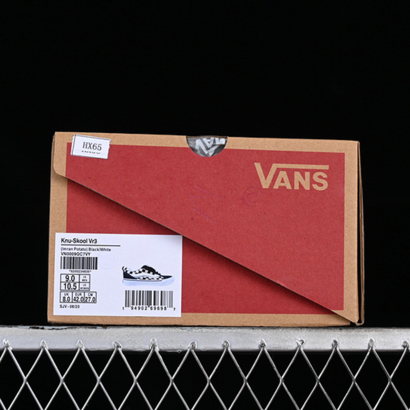 VANS KNU SKOOL VR3 CLASSICS WHITE BLACK