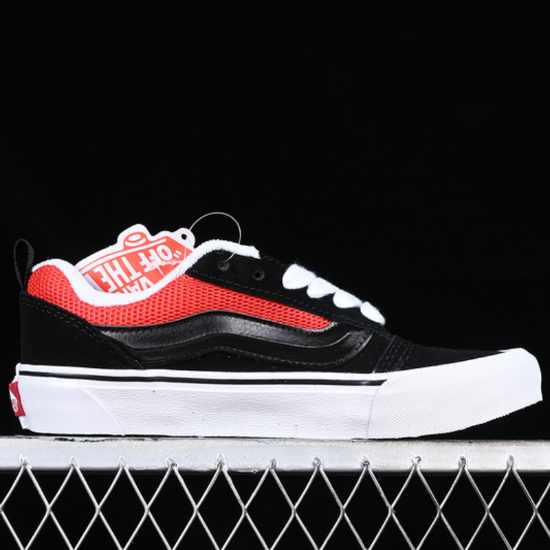 VANS KNU SKOOL VR3 LX WHITE/BLACK/RED VN0009QCOUR