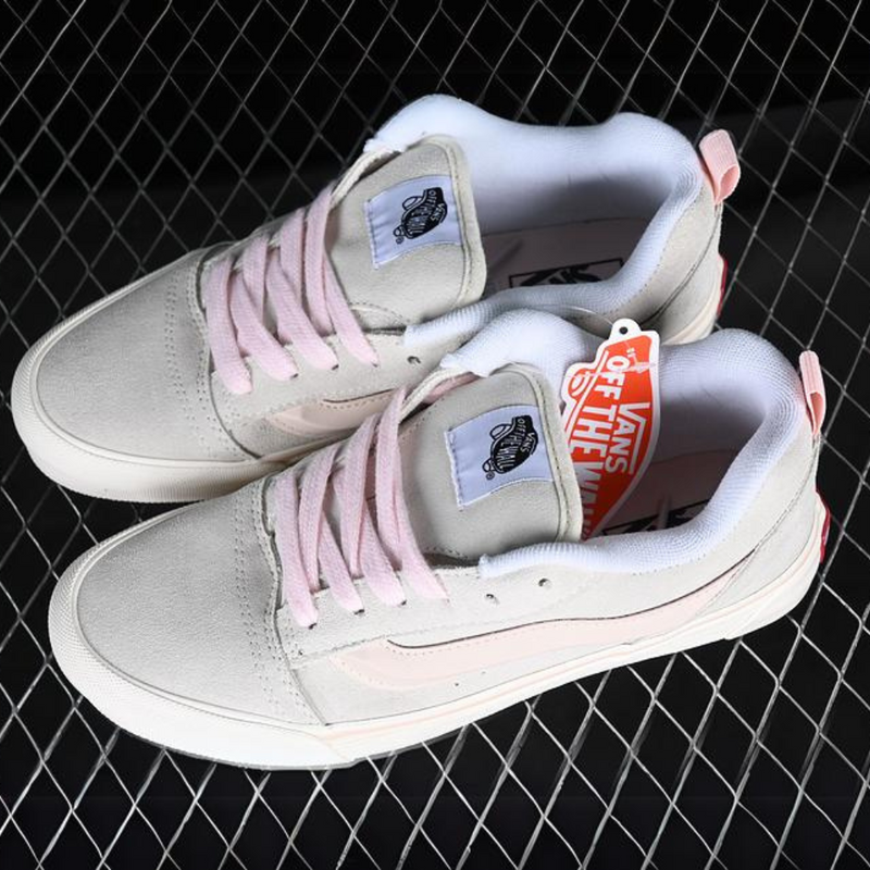 VANS KNU SKOOL VR3 LX WHITE/GREY/PINK VN0009QCPNK