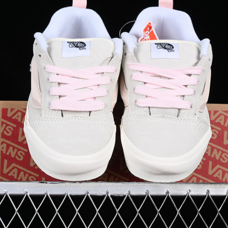 VANS KNU SKOOL VR3 LX WHITE/GREY/PINK VN0009QCPNK