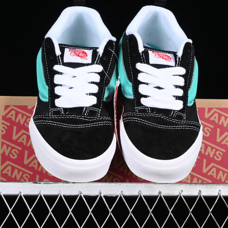 VANS KNU SKOOL WHITE/BLACK/GREEN VN0009QCYU3