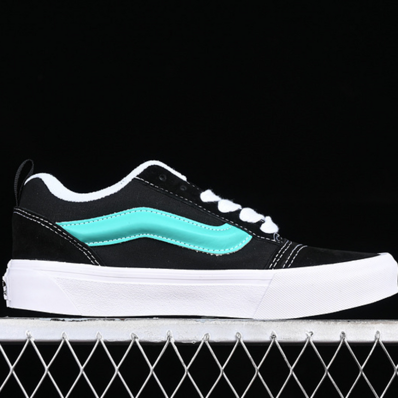 VANS KNU SKOOL WHITE/BLACK/GREEN VN0009QCYU3