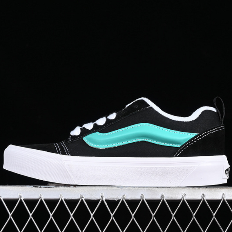 VANS KNU SKOOL WHITE/BLACK/GREEN VN0009QCYU3