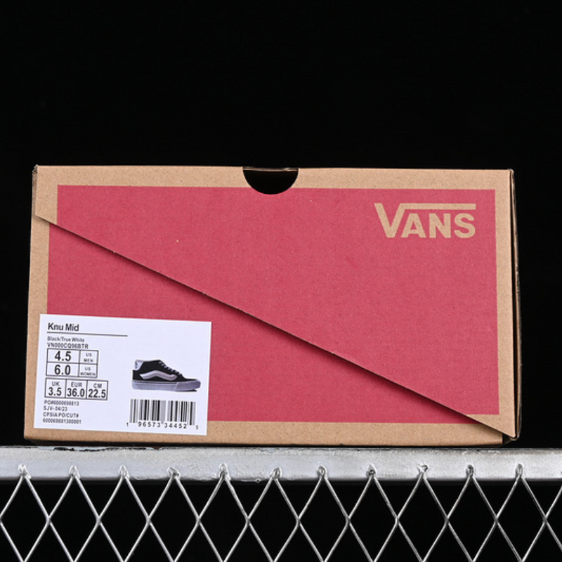 VANS KNU SKOOL WHITE BLACK