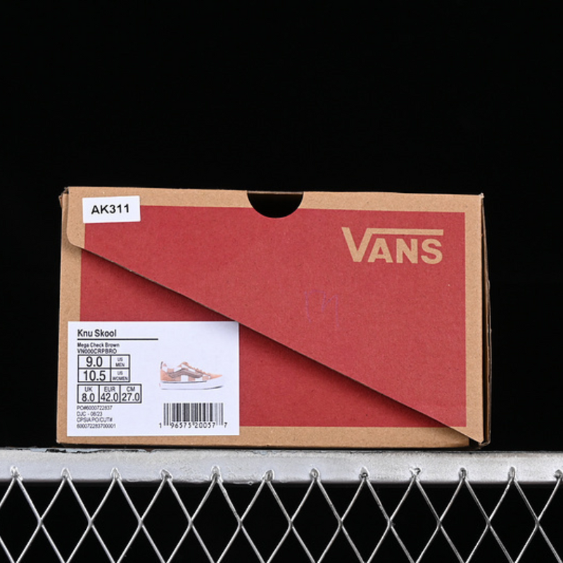 VANS KNU SKOOL WHITE BROWN