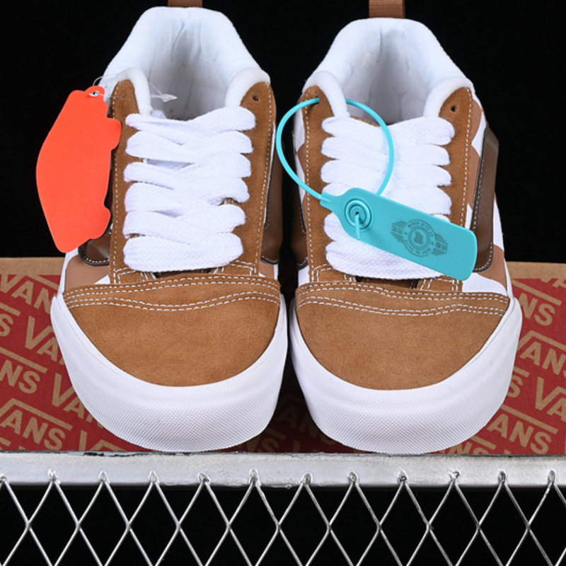 VANS KNU SKOOL WHITE BROWN