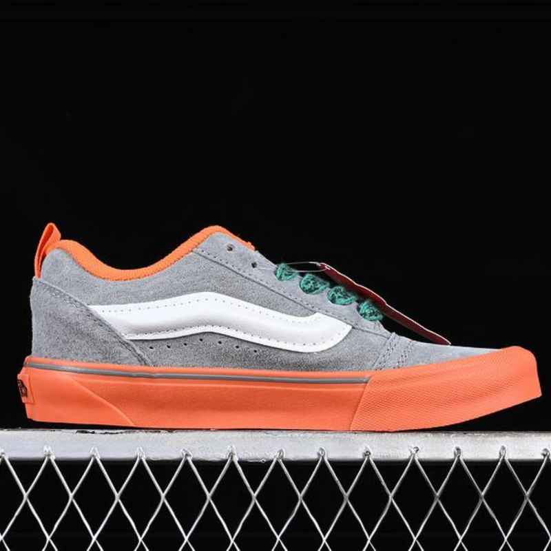 VANS KNU SKOOL WHITE/GREEN/GREY/ORANGE VN0009QCORA