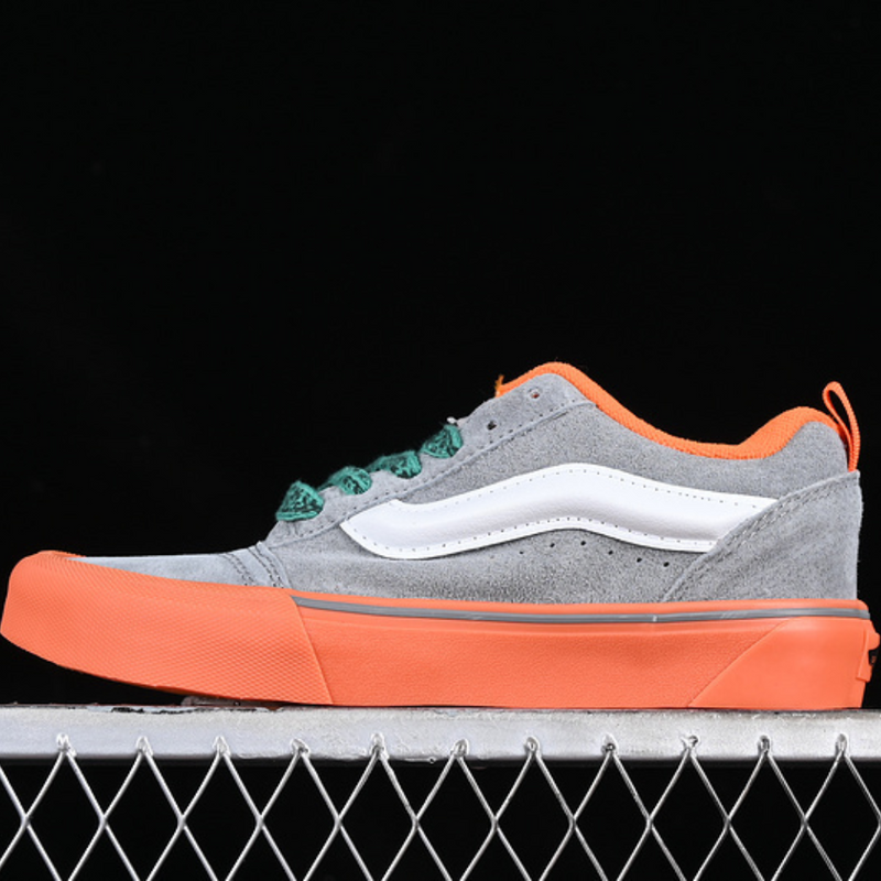 VANS KNU SKOOL WHITE/GREEN/GREY/ORANGE VN0009QCORA