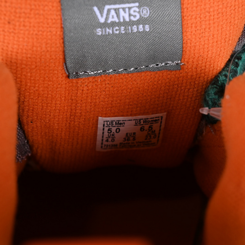 VANS KNU SKOOL WHITE/GREEN/GREY/ORANGE VN0009QCORA