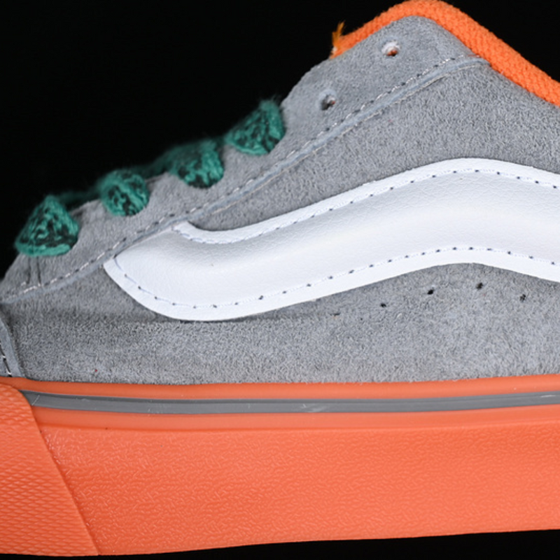 VANS KNU SKOOL WHITE/GREEN/GREY/ORANGE VN0009QCORA