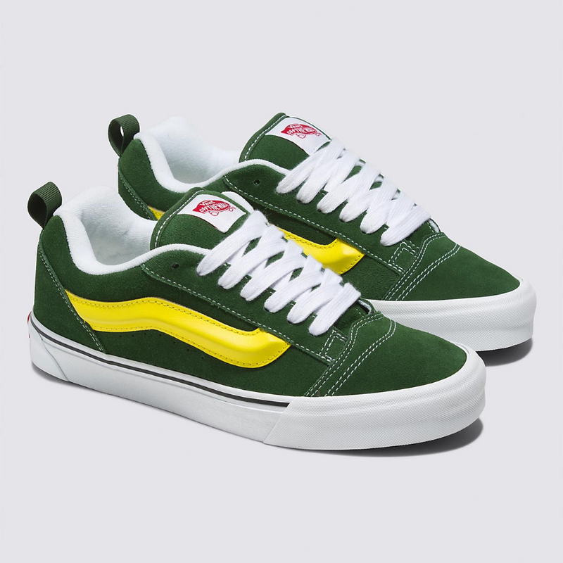 VANS KNU SKOOL WHITE GREEN YELLOW