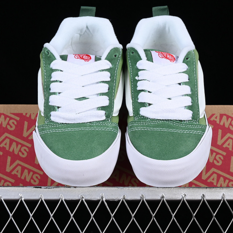 VANS KNU SKOOL WHITE GREEN