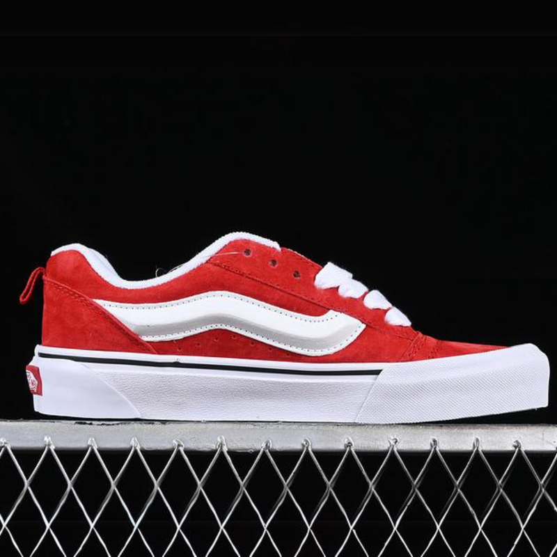 VANS KNU SKOOL WHITE RED