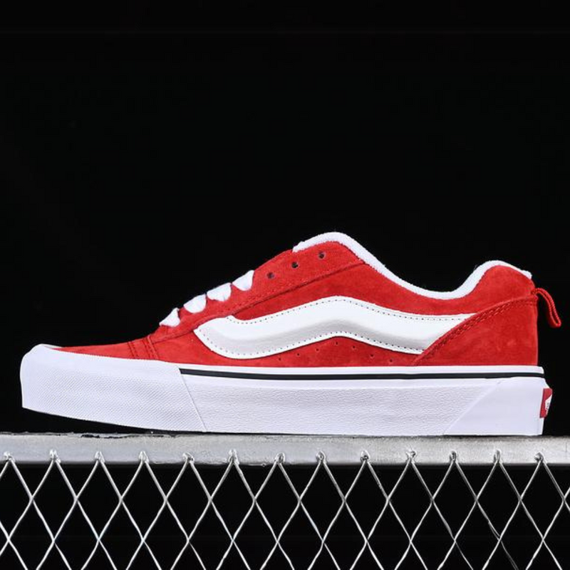 VANS KNU SKOOL WHITE RED