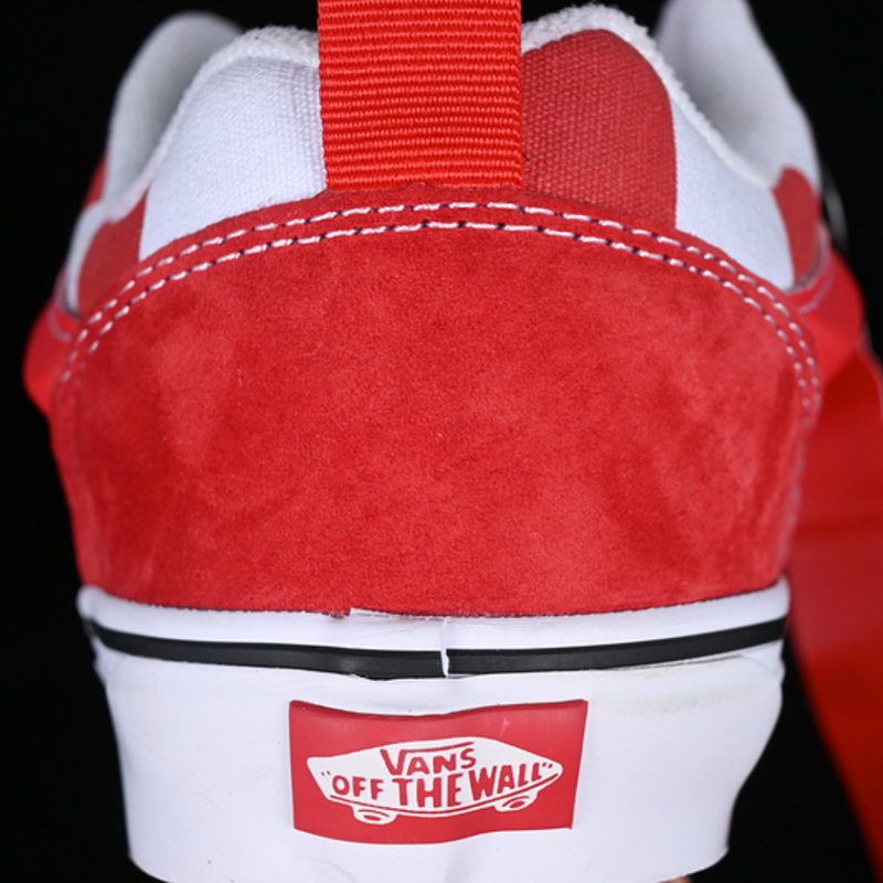 VANS KNU SKOOL WHITE RED