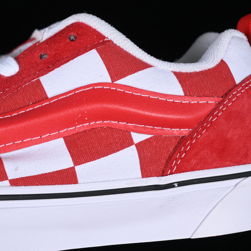 VANS KNU SKOOL WHITE RED