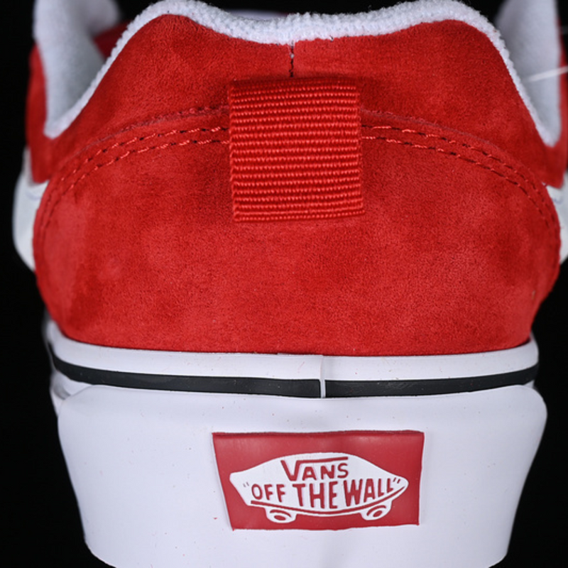 VANS KNU SKOOL WHITE RED