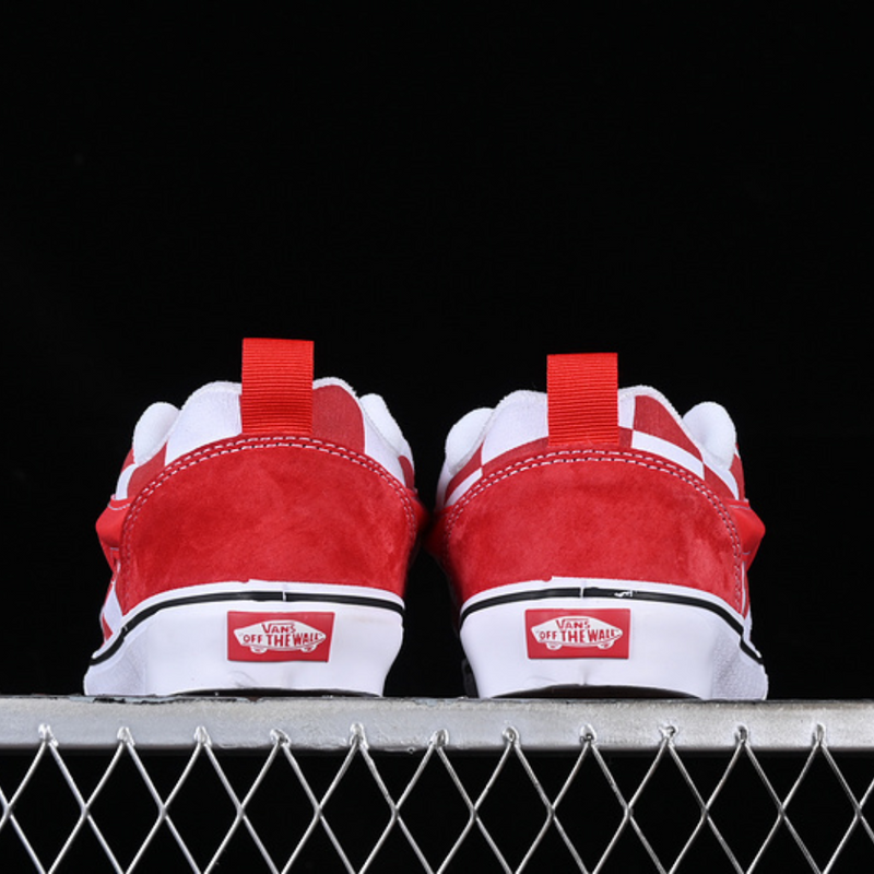 VANS KNU SKOOL WHITE RED