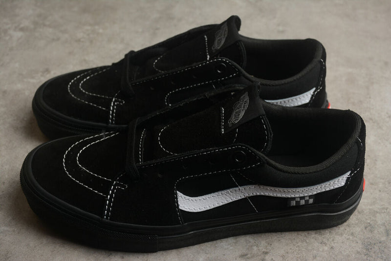 Vans Sk8-Low Black White Contrast Stitch